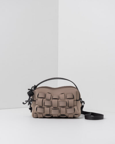 APbag Bauletto Piccolo Madison Intreccio - borsa lavabile effetto neoprene<span> - </span>taupe