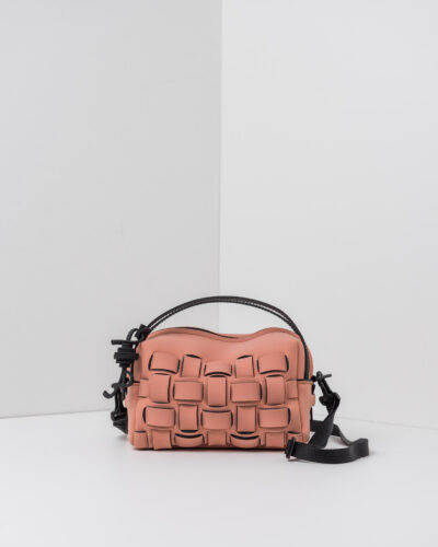 APbag Bauletto Piccolo Madison Intreccio - borsa lavabile effetto neoprene<span> - </span>rosa pig