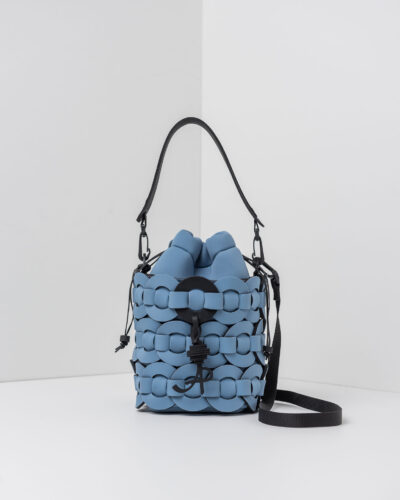 APbag Secchiello Piccolo Circle Bride Intreccio - borsa lavabile effetto neoprene<span> - </span>carta da zucchero