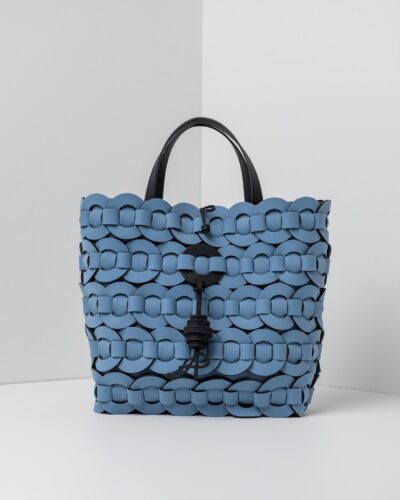 APbag Shopping Grande Circle Bride Intreccio - borsa lavabile effetto neoprene<span> - </span>carta da zucchero