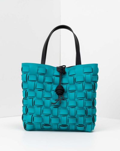 APbag Shopping Madison Intreccio - borsa lavabile effetto neoprene<span> - </span>tiffany