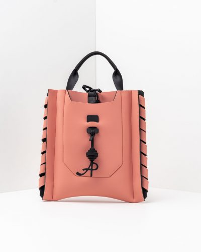 APbag Shopping Chantal Piccola - borsa lavabile effetto neoprene<span> - </span>rosa pig