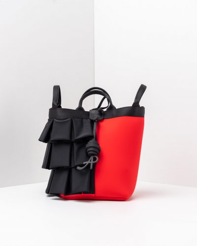 APbag Shopping Camaleo - borsa lavabile effetto neoprene<span> - </span>rosso