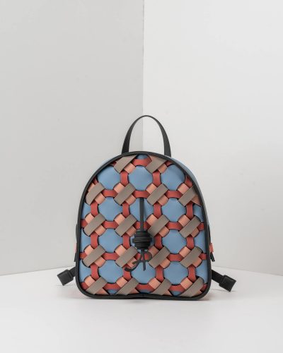 APbag Zaino Saint-Tropez Multicolor- borsa lavabile effetto neoprene<span> - </span>carta da zucchero multicolor