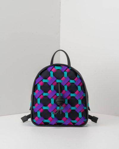 APbag Zaino Saint-Tropez Multicolor- borsa lavabile effetto neoprene