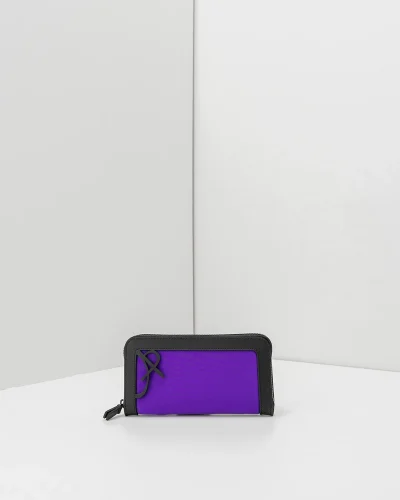 APWallet di APBag – Portafoglio lavabile con chiusura zip esterna<span> - </span>viola