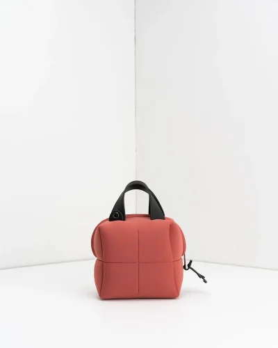 APbag Cubido - borsa quadrata con zip<span> - </span>cotto