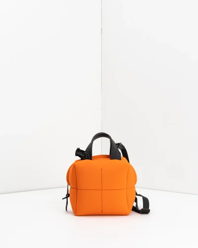 APbag Cubido - borsa quadrata con zip<span> - </span>arancio
