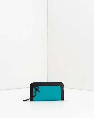 APWallet di APBag – Portafoglio lavabile con chiusura zip esterna<span> - </span>tiffany