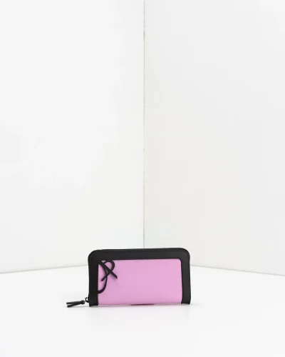 APWallet di APBag – Portafoglio lavabile con chiusura zip esterna<span> - </span>rosa