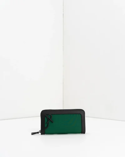 APWallet di APBag – Portafoglio lavabile con chiusura zip esterna<span> - </span>verde