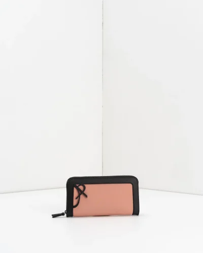 APWallet di APBag – Portafoglio lavabile con chiusura zip esterna<span> - </span>rosa pig