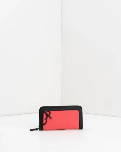 APWallet di APBag – Portafoglio lavabile con chiusura zip esterna<span> - </span>corallo