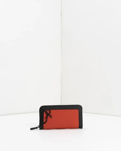 APWallet di APBag – Portafoglio lavabile con chiusura zip esterna<span> - </span>cotto