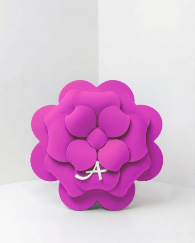 AP Spilla fiore personalizzabile<span> - </span>fucsia