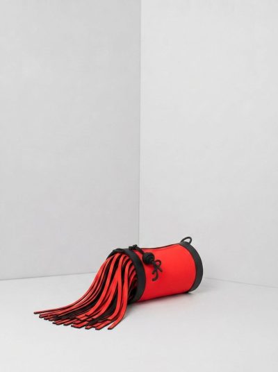 AP Pochette Frange Slurp - borsa lavabile effetto neoprene<span> - </span>rosso