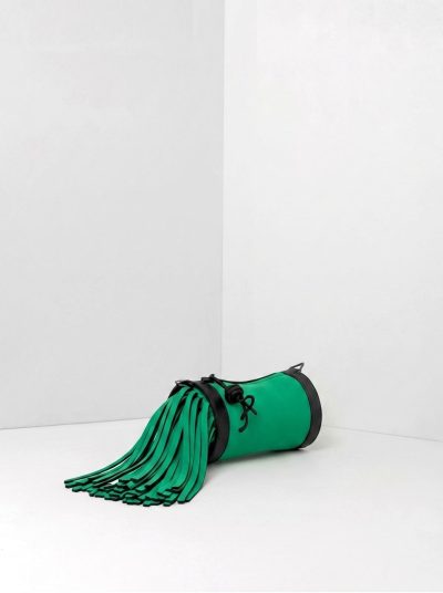 AP Pochette Frange Slurp - borsa lavabile effetto neoprene<span> - </span>verde