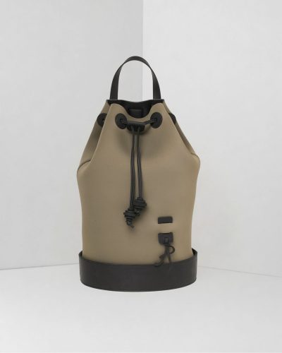 AP Zaino Cap Martin a Tinta Unita - borsa lavabile effetto neoprene<span> - </span>taupe