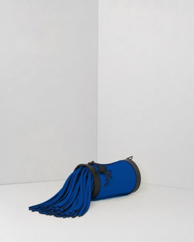 AP Pochette Frange Slurp - borsa lavabile effetto neoprene<span> - </span>blu cobalto