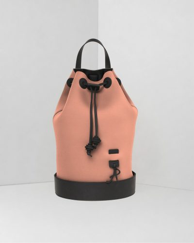 AP Zaino Cap Martin a Tinta Unita - borsa lavabile effetto neoprene<span> - </span>rosa cipria